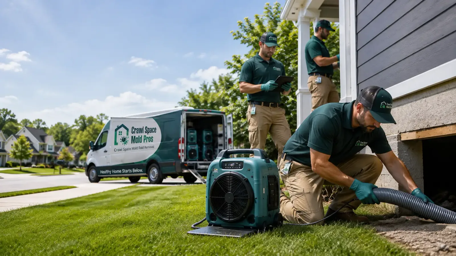 Crawl Space Mold Removal in Johnson, KS